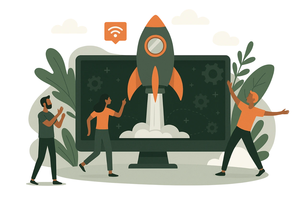 Illustration einer Google Suchanfrage